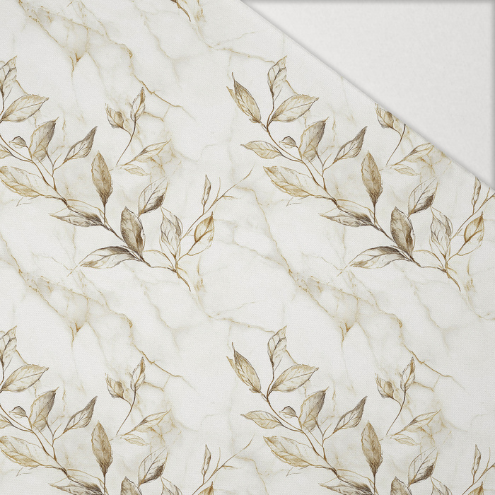 FLORAL GOLD - Cloud Dancer WZ.1 - Hydrophobic brushed knit