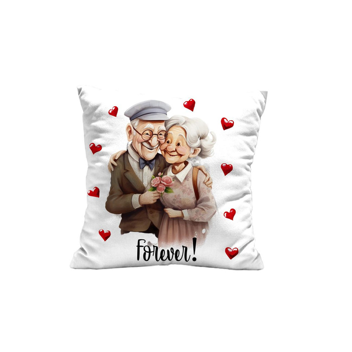 KISSEN 45x45 - Großeltern 1 - Velours - Nähset