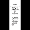 Wszywka europejska "CENTYMETR" PL - rozmiar XL - Komplet 9 szt
