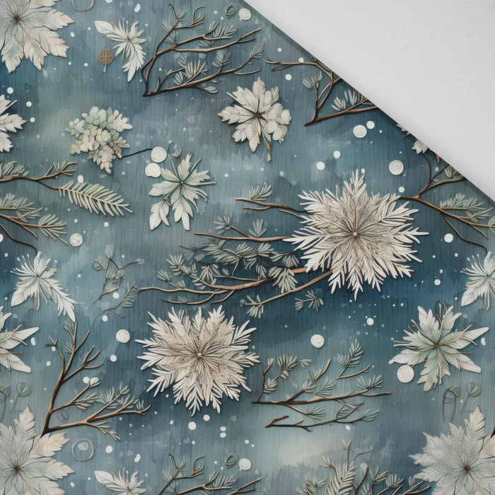 WINTER FLOWERS WZ.8 - Leinen 100%