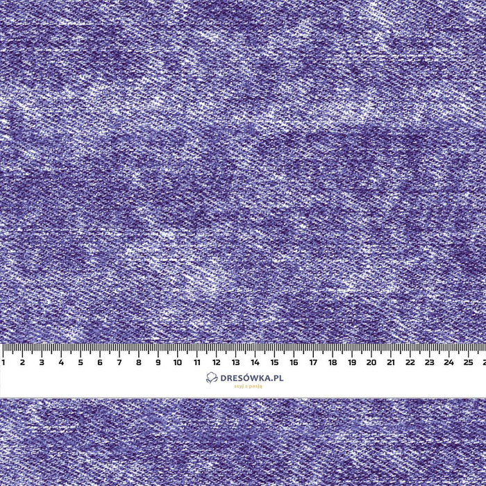 PRZECIERANY JEANS (Very Peri) - single jersey z elastanem 