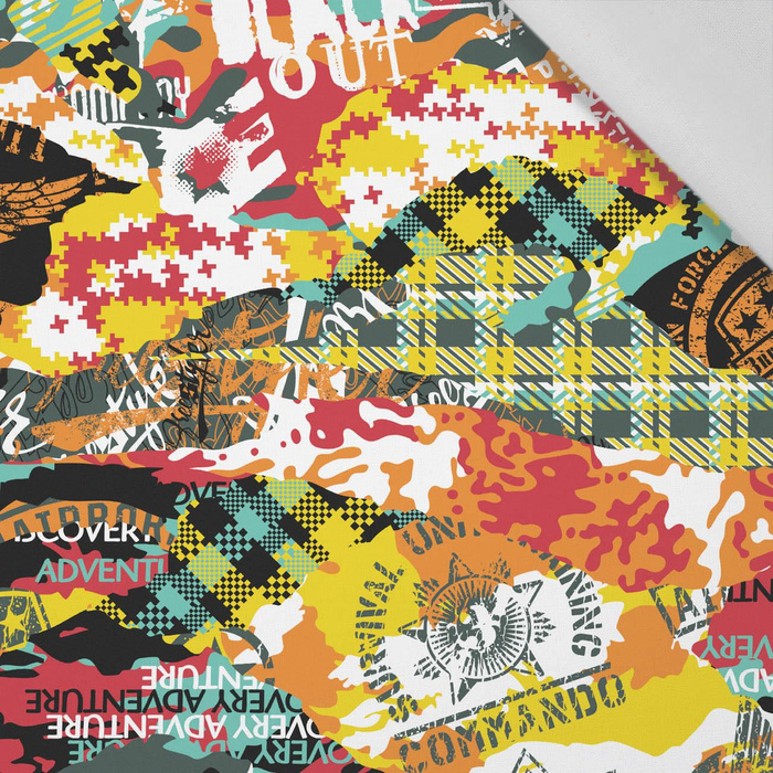 100cm CAMOUFLAGE COLORFUL - Cotton woven fabric