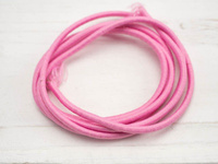 Gummikordel rund Ø 3mm - rosa