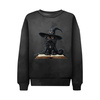 KINDER SWEATSHIRT (NOE) - HALLOWEEN CAT m 4 - Nähset (110/116)