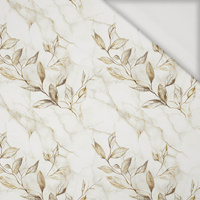 FLORAL GOLD - Cloud Dancer WZ.1 - Viskose Jersey