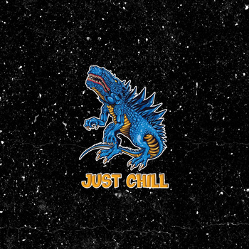 BLUE DRAGON PAT. 1 / black - panel (75cm x 80cm)