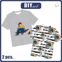 2-PACK - KID’S T-SHIRT - SKATE - sewing set