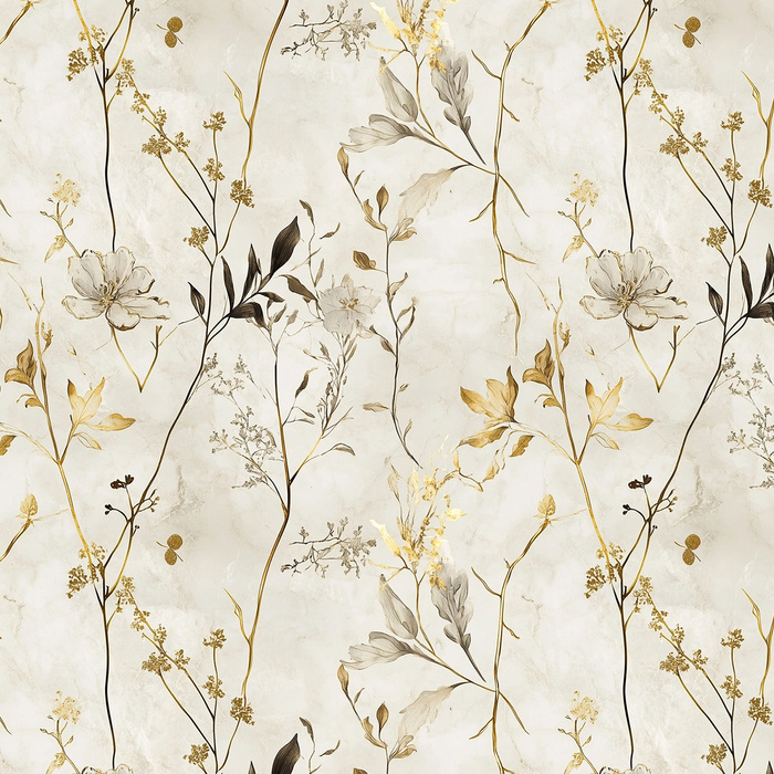 FLOWERS - Cloud Dancer WZ.5 - lycra 300g