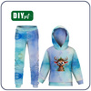 Children's tracksuit (OSLO) - Christmas animal wz. 6 - sewing set (122/128)