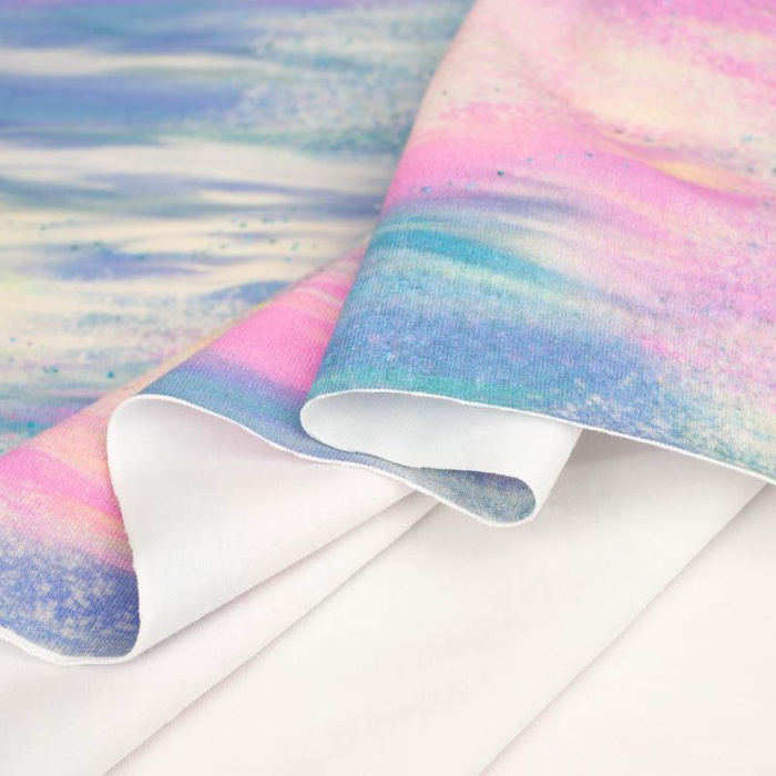 RAINBOW OCEAN pat. 5 - single jersey with elastane 