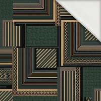 RETRO GEOMETRIC WZ. 17 - dzianina pętelkowa z elastanem ITY