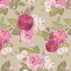 ROSE GARDEN / beige - single jersey with elastane 