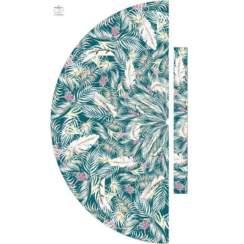 LEAVES AND FEATHERS - skirt panel "MAXI"