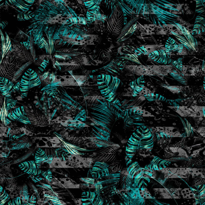 JUNGLE ZEBRA - Hydrophobic brushed knit