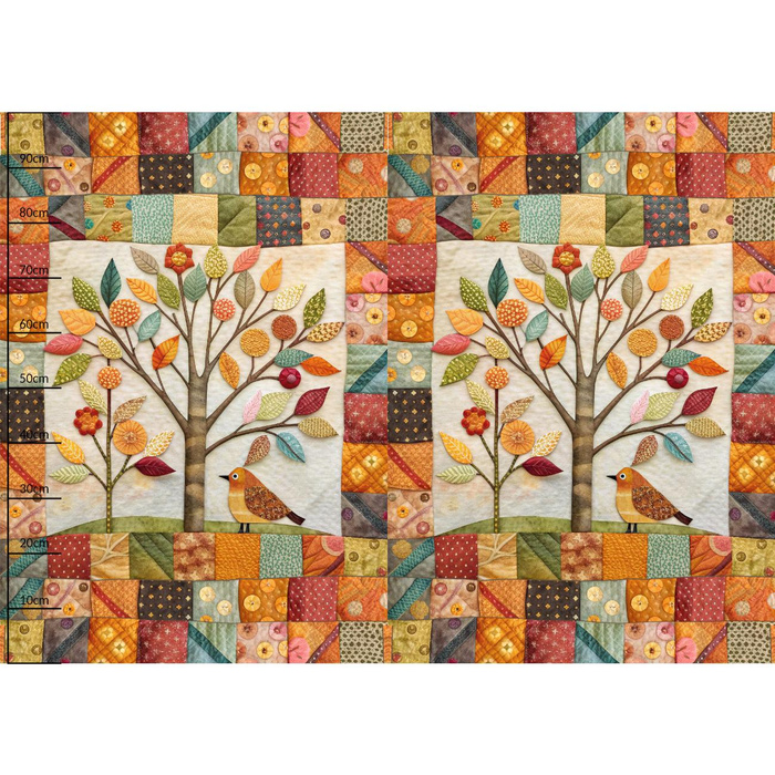 BATIK WZ.7 - panel 71cm x 100cm/ 2szt. - Wasserabweisende Webware