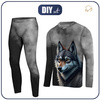 THERMO HERREN SET (STEVE) - MOON WOLF - Nähset M