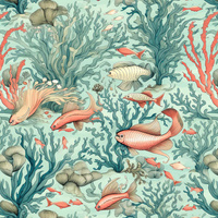 By the Sea Wz. 3 - looped knit fabric