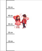 ANIME COUPLE PAT. 2 - panel (60cm x 50cm) looped knit