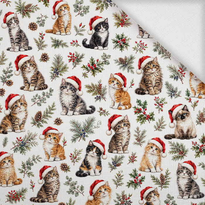 CHRISTMAS PETS WZ. 1 - Tkanina na obrusy