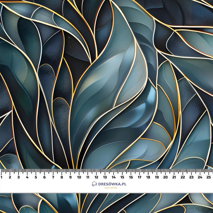 100cm LEAVES WZ. 1 - lycra 300g