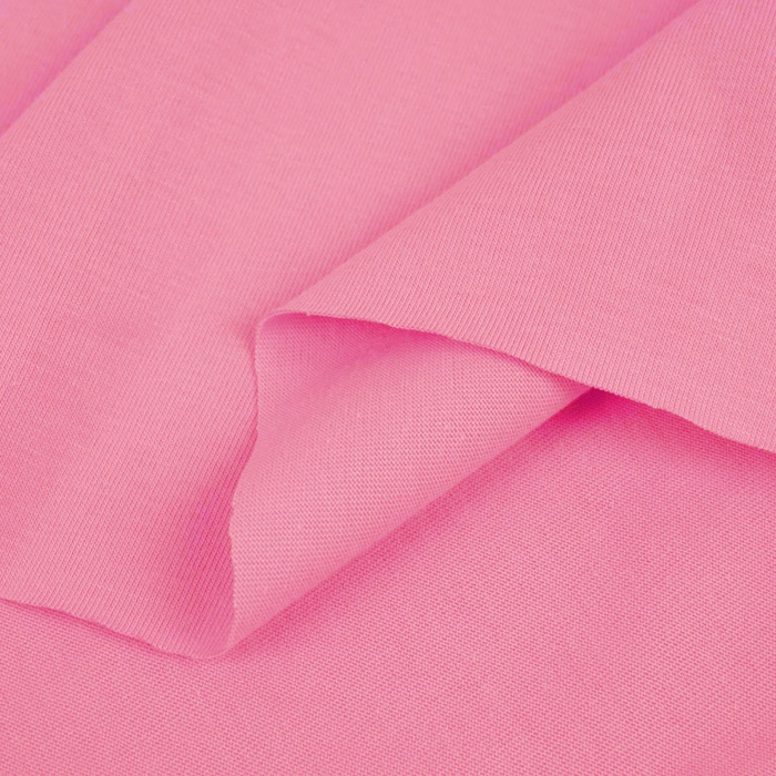 2-PACK - BASIC T-SHIRT DZIECIĘCY - RÓŻOWY (PINK) - zestaw do uszycia (104/110)