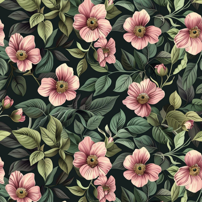 FLOWERS wz.19 - lycra 300g