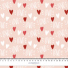 LOVE / RED HEARTS (BIRDS IN LOVE) - single jersey with elastane 