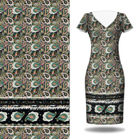 Paisley wz. 4 - panel pro šaty krep