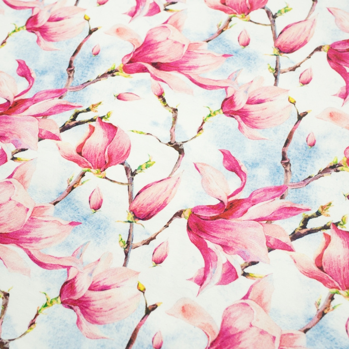 MAGNOLIEN - SP250 French Terry mit Elasthan