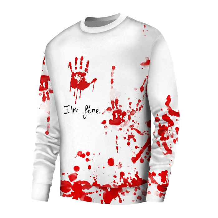BASIC HERREN SWEATSHIRT (OREGON) - I'M FINE - Nähset S