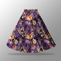 Maxirock Panel - krepp - FLOWERS WZ. 74