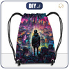 GYM BAG - NEON GALAXY pat.6 - big