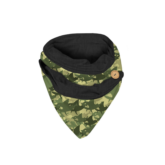 KNOPFSCHAL - HAIE CAMOUFLAGE - Nähset