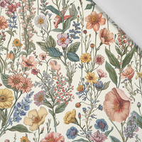 PASTEL FLOWERS WZ. 34 - Cotton woven fabric