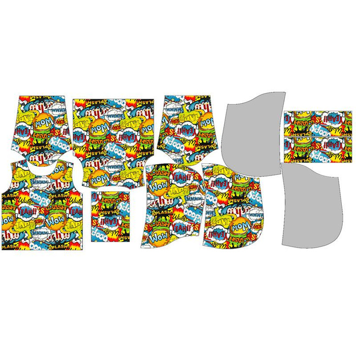 KID'S HOODIE (ALEX) - COMIC BOOK - sewing set