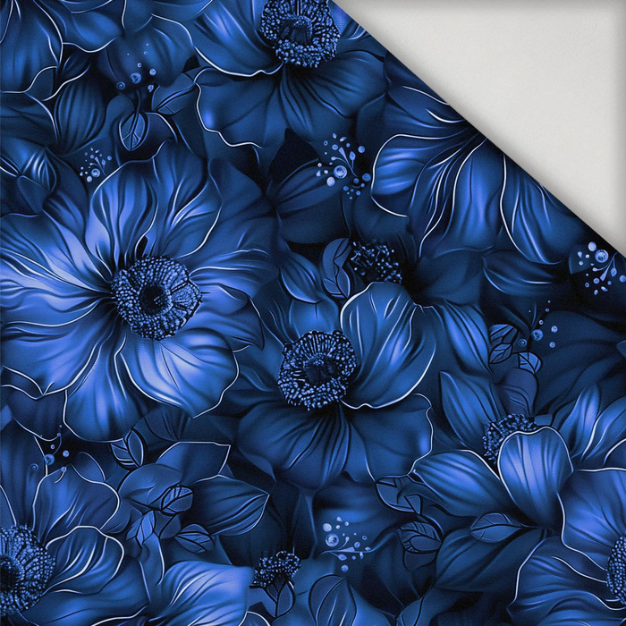 CHABER FLOWERS WZ. 1/ BLUE - Thermo lycra