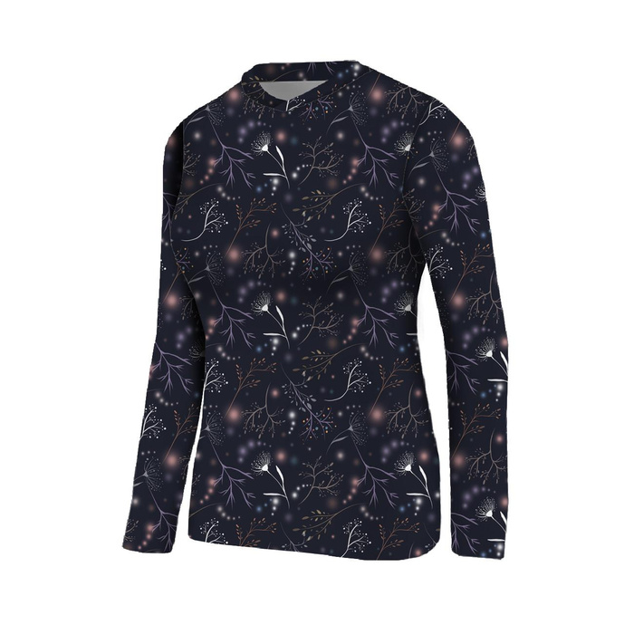 WOMEN'S THERMO BLOUSE (PATTY) - WINTER TWIGS pat. 2 (WINTER IN PARK) - sewing set XL