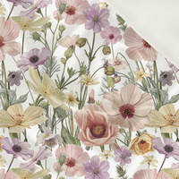 PASTEL FLOWERS WZ. 32 - Satin