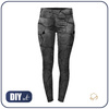 SPORTS LEGGINGS - SCORCHED EARTH (black) - M