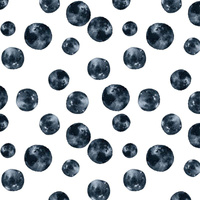 MINI PLANETS (GALACTIC ANIMALS) - Cotton woven fabric