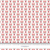 LIEBESTULPEN / weiß (VALENTINES HERZEN) - Baumwoll Webware