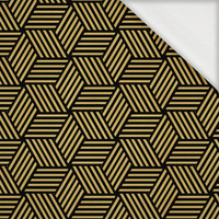 GEOMETRIC MINIMAL WZ. 14 - dzianina pętelkowa z elastanem ITY