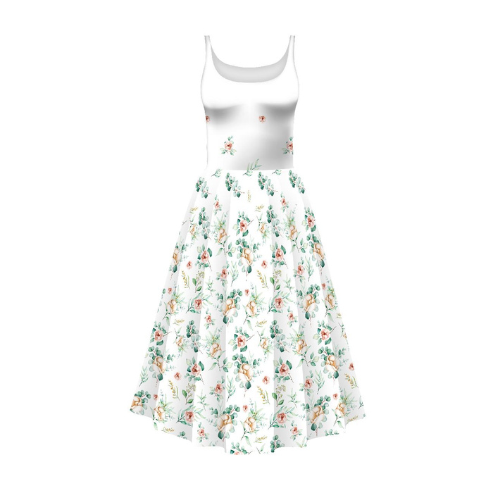 KLEID "ISABELLE" - ROSEN UND BLÄTTER MS. 2 - Nähset