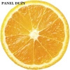 Duży panel na spódnicę z koła - KREPA - ORANGE