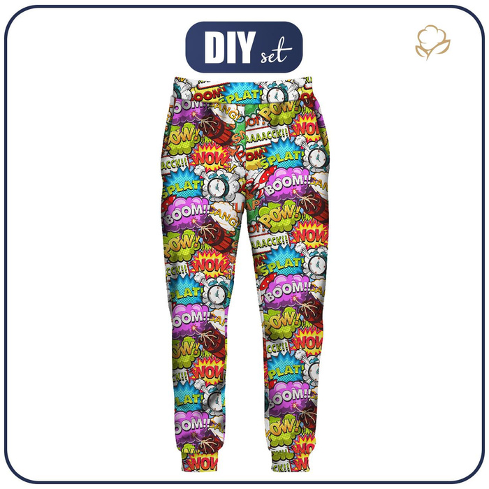 WOMEN'S JOGGERS (NOEMI) - COMICS 2.0 - sewing set L