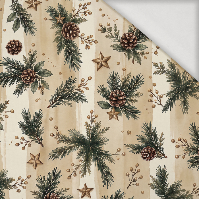 CHRISTMAS STRIPES WZ.1 - Jersey wiskozowy