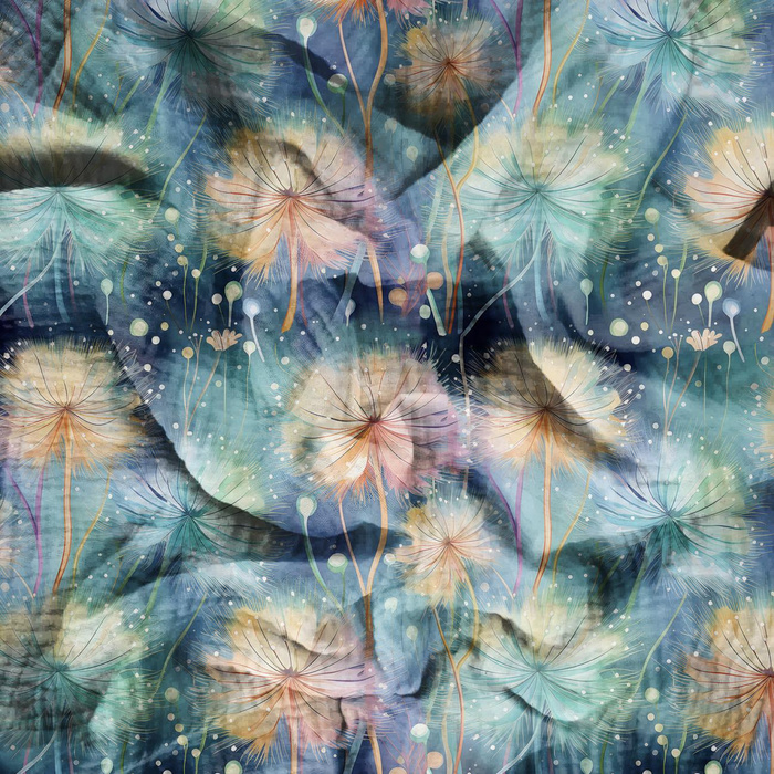 PASTEL FLOWERS WZ.10 - Baumwoll Musselin