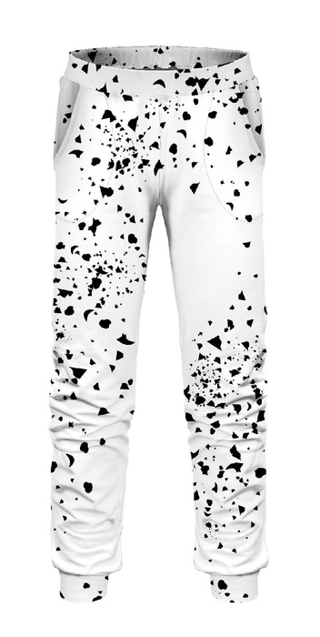 KINDER-JOGGINGHOSE (LYON) - PATCHES / SCHWARZ (DIA DE LOS MUERTOS) - Sommersweat