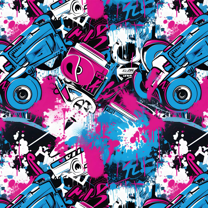 STREET GRAFFITI wz.4 - Wasserabweisende Webware