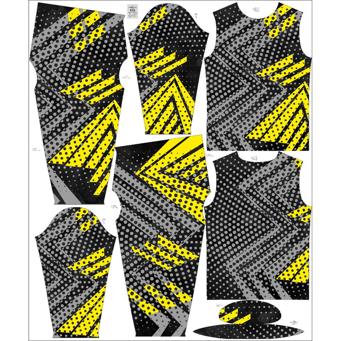 THERMO MEN'S SET (STEVE) - NEON ALERT - sewing set M